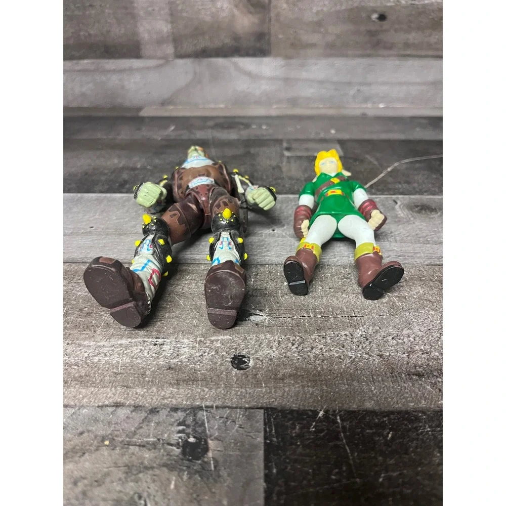 Vintage Legend of Zelda Ocarina of Time Link & Ganondorf Action Figures BD&A